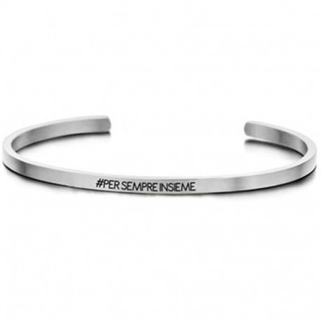 Naiste Käevõru CO88 Collection 8CB-19020 Hõbedane