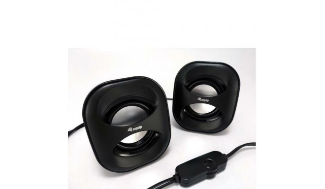 Lauaarvuti Kõlarid Equip 245330 Must 3 W 6 W