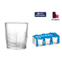 Set of glasses La Mediterránea Mistral duna 6 Pieces (12 Units)