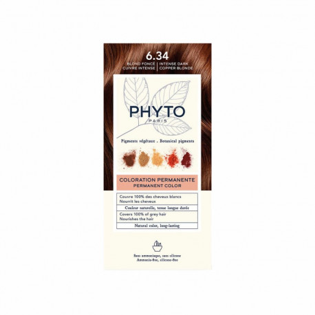 Püsivärv Phyto Paris PHYTOCOLOR Nº6.34 Rubio Oscuro Cobrizo