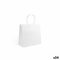 Paper Bag Algon White 26 x 17 x 26 cm (24 Units)
