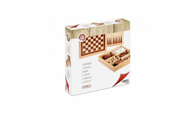 3 lauamängu komplekt Cayro