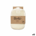 Exfoliating Mitt Berilo B7083-5 White Beige (12 Units)