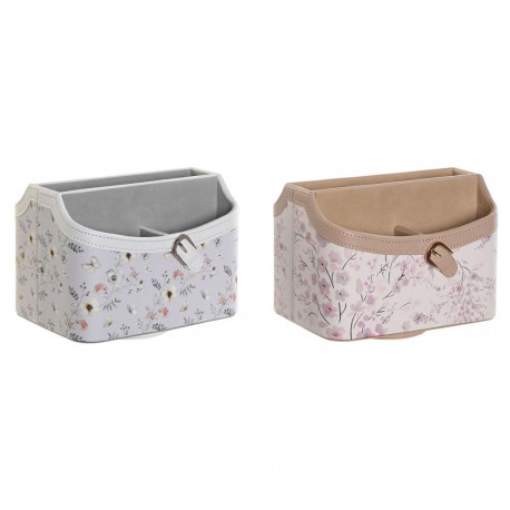 Kaugjuhtimispult DKD Home Decor Sinine Hall Kaamlipruun Heleroosa 2 Ühikut