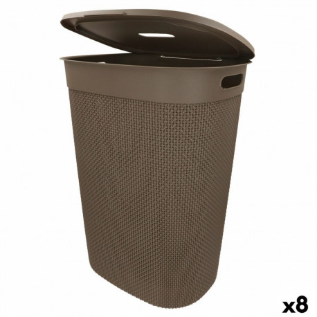 pesukorv Curver Pruun Plastmass 55 L 44 x 61 x 35 cm (8 Ühikut)