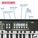 37-Key Keyboard Bontempi 42 x 4 x 15 cm (6 Units)