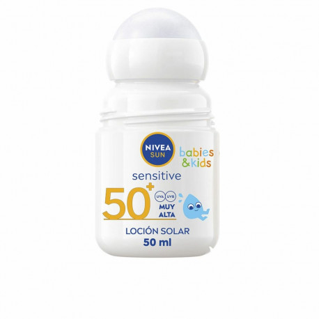 Roll-On Sun Block Nivea SUN BABIES&KIDS Spf 50+ 50 ml