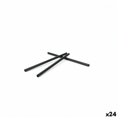 Reusable Drinking Straw Algon COCKTAIL Plastic 14 cm 6 mm 30 Pieces 24 Units