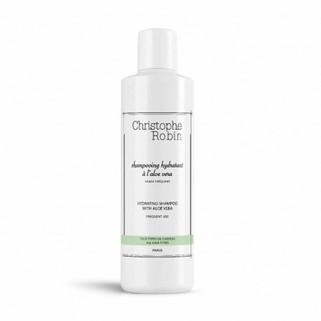 Moisturizing Shampoo Christophe Robin HYDRATING CR 250 ml Aloe Vera