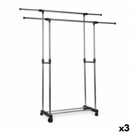Coat Stand with Wheels Confortime (3 Units)