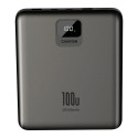 CANYON power bank PB-2008 LED FLAT 20000 mAh PD100W QC3.0 Dark Grey