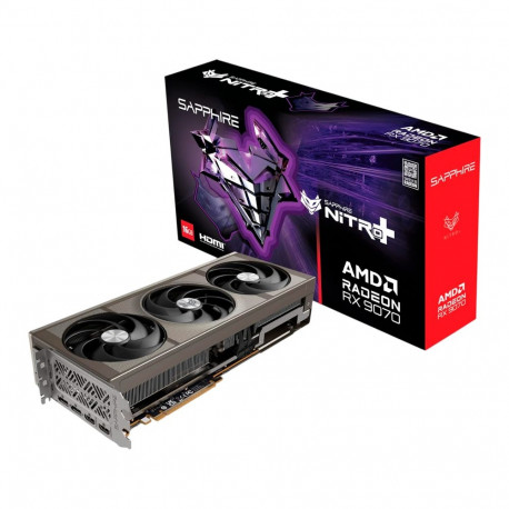 SAPPHIRE NITRO+ AMD RADEON RX 9070 GAMING OC 16GB DUAL HDMI / DUAL DP