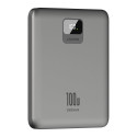 CANYON power bank PB-2008 LED FLAT 20000 mAh PD100W QC3.0 Dark Grey