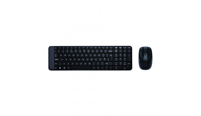LOGITECH MK220 Wireless Combo - BLACK - US INT'L EER