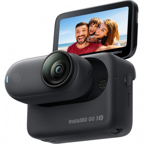 Insta360 GO 3S -seikluskaamera, 128 GB, must
