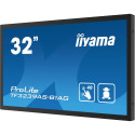 iiyama TF3239AS-B1AG digitaalne reklaamekraan 80 cm (31.5") LED 500 cd/m² 2.4K Ultra HD must puuteek