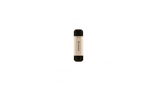 Transcend JetFlash 930C USB mälupulk 512 GB USB Type-A / USB Type-C 3.2 Gen 1 (3.1 Gen 1) kuldne