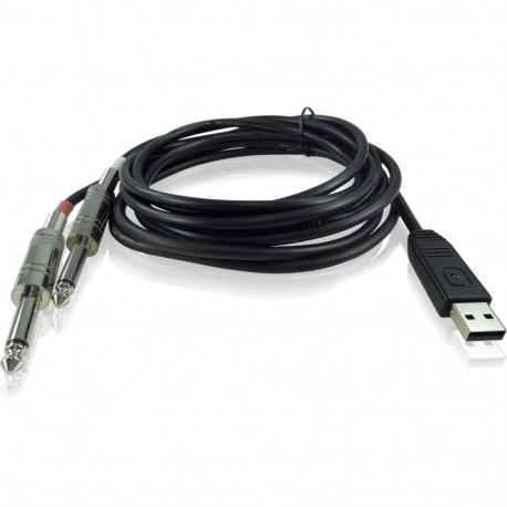 Behringer Line 2 USB - heliliides/kaabel