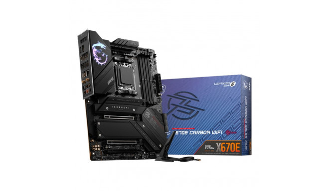 MSI MPG X670E CARBON WIFI emaplaat AMD X670 Socket AM5 ATX