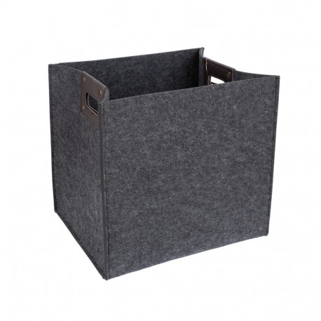 Kast MAX FELT-1, 40x32xH37cm, tumehall vilt, käepidemetega