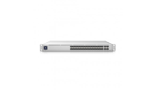 UBIQUITI 32-PORT, LAYER 3 SWITCH MADE FOR HIGH-CAPACITY 10G SFP+ AND 25G SFP28 CONNECTIONS.