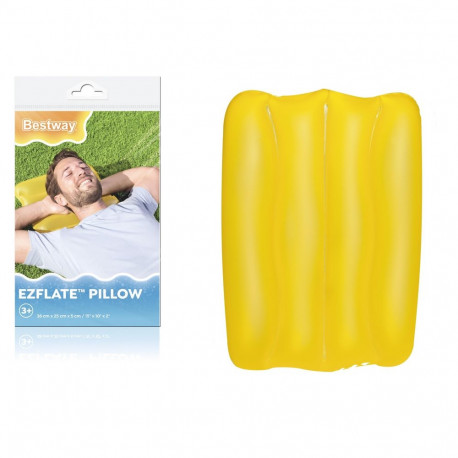 Dmuchana Poduszka 38 x 25 cm Żółta Bestway 52127