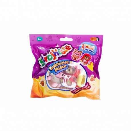 Figurki strojnisie - baśniowe misie - 2-pack czerwony kapturek+wilk+żółta sukienka księżniczki.