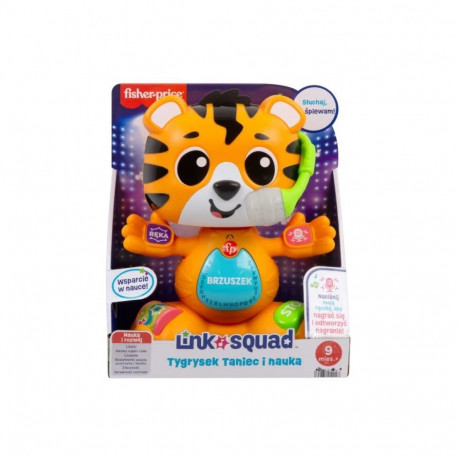 Zabawka edukacyjna link squad tygrysek taniec i nauka