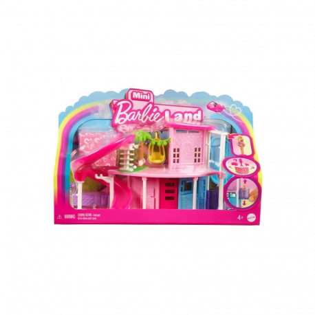 Zestaw barbie barbieland mini domek i lalka