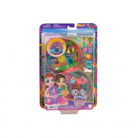 Figurki polly pocket zestaw kompaktowy, skuter pieska