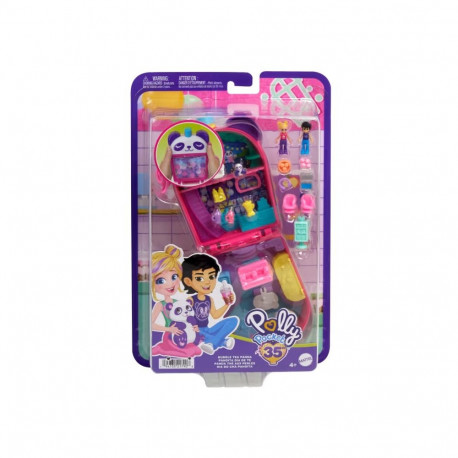 Figurki polly pocket bubble tea panda zestaw kompaktowy