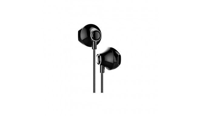Baseus Encok NGH06-01 Stereo Austiņas ar Mikrofonu Un Pulti / 3 5mm / 1.2m / Melnas