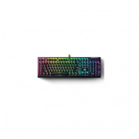 Razer BlackWidow V4 X Wired Gaming Keyboard RGB, Green Clicky Switch, US, Black