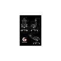 Gembird GC-SCORPION-01X video game chair PC gaming chair Bucket (cradle) seat