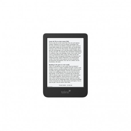 Tolino shine 5 e-book reader Touchscreen 16 GB Wi-Fi Black