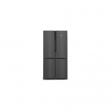 Siemens iQ500 KF96NAXEA side-by-side refrigerator Freestanding 605 L Black, Stainless steel