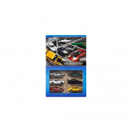 Hot Wheels 1:64 Scale Die-Cast Toy Cars, Set of 6 Japanese Vehicles (Styles May Vary)