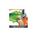 Hot Wheels Action Whip Around Raceway, 2 Toy Cars in 1:64 Scale, Storage