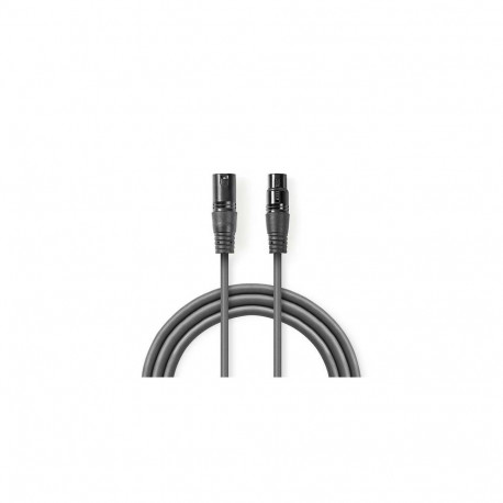 Nedis COTH15012GY50 audio cable XLR (3-pin) Grey