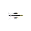 Cordial CFY 1.5 VCC audio cable 1.5 m 2 x RCA 6.35mm Black