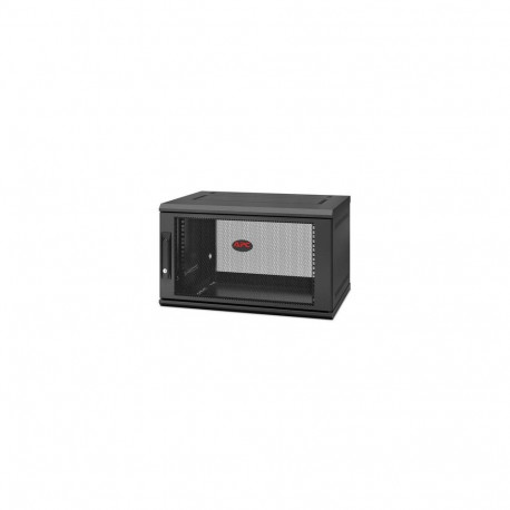 APC NetShelter WX AR106SH4, 6U, 19inch patch cabinet, Wall mounting, Pre-assembled, 400mm deep