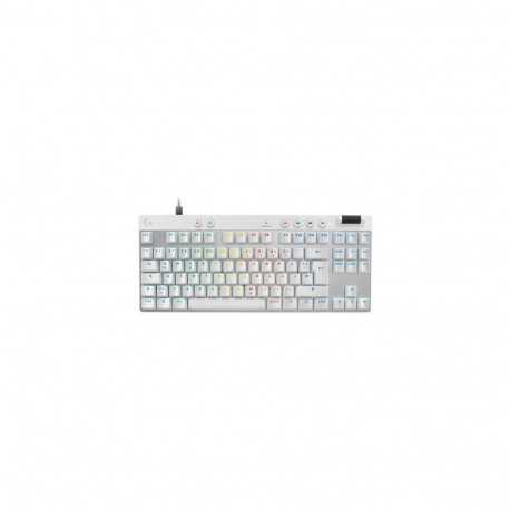 Logitech G 920-013240 keyboard Gaming USB QWERTZ German White
