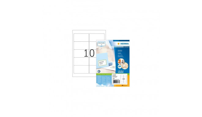 HERMA Address labels Premium A4 96x50.8 mm white paper matt 1000 pcs.