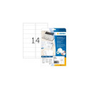 HERMA Address labels for typewriters A4 102x38 mm paper matt round corners 280 pcs.