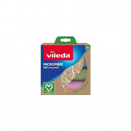 Vileda 4023103228634 cleaning cloth Microfibre Multicolour 3 pc(s)