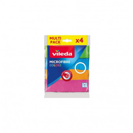 Vileda 4023103192577 cleaning cloth Microfibre, Polyamide, Polyester Multicolour 4 pc(s)