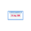 Trodat 141349 business stamp Self-Inking Text/Date stamp Rubber