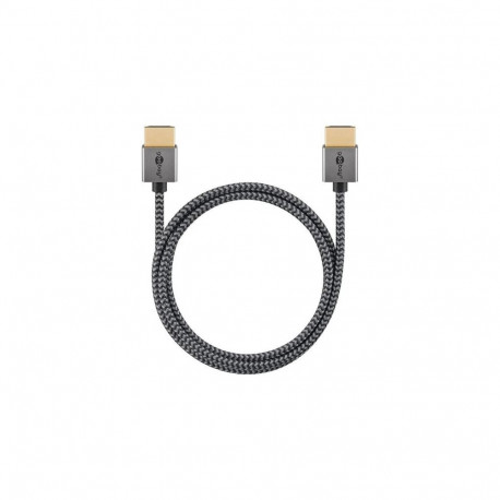 Goobay 75753 HDMI cable 2 m HDMI Type A (Standard) Grey