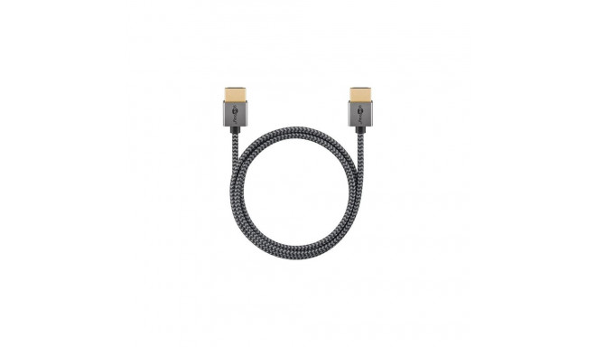 Goobay 75753 HDMI cable 2 m HDMI Type A (Standard) Grey