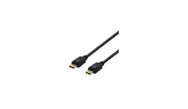 Deltaco DP-1050D DisplayPort cable 5 m Black